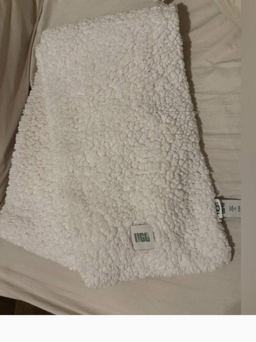 Beautiful White UGG Scarf